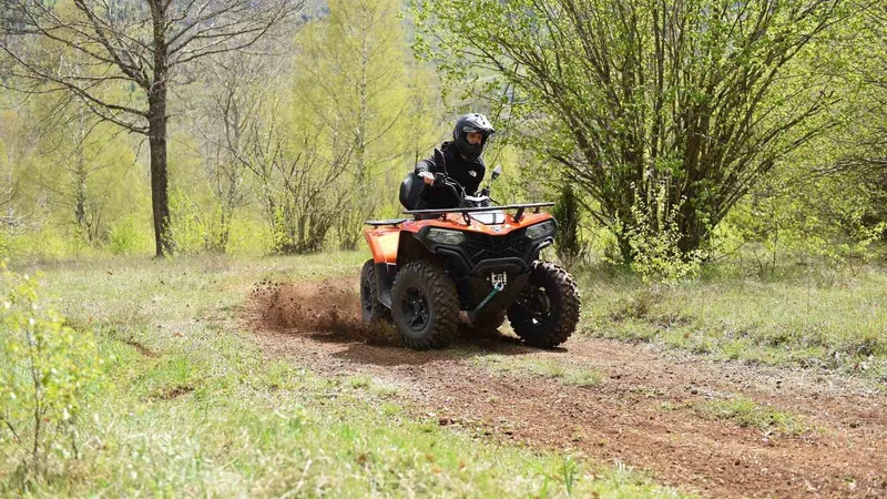 Explore and experience the true spirit of the mountain with a quad ride - Mount Vojnik